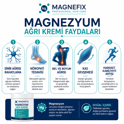 Magnefix Magnezyumlu Masaj Kremi