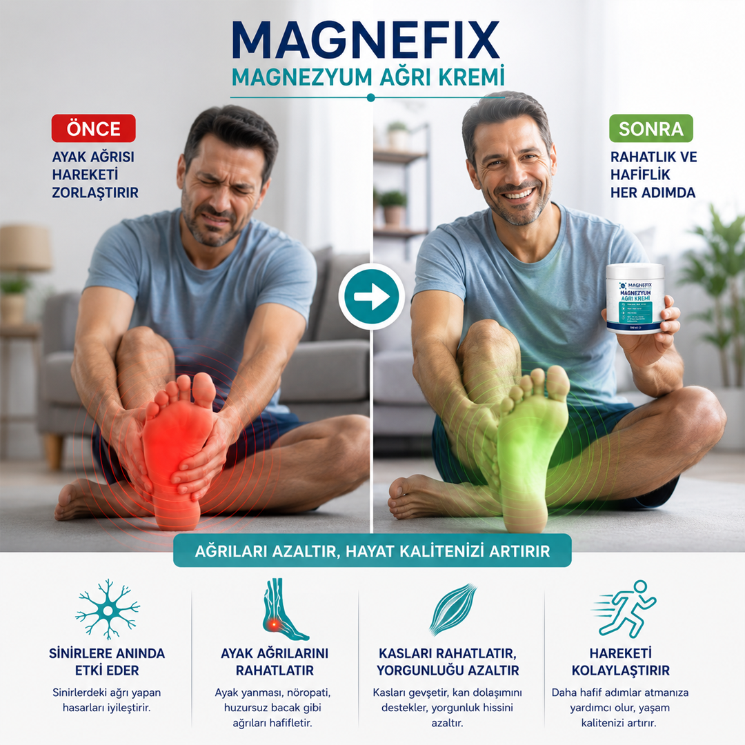 Magnefix Magnezyumlu Masaj Kremi